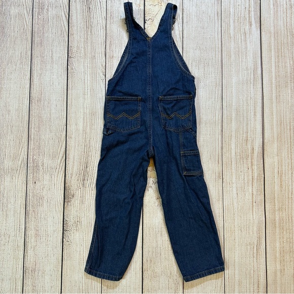 Wrangler Authentics Boys' Classic Denim Overall Size 4T - Picture 3 of 10